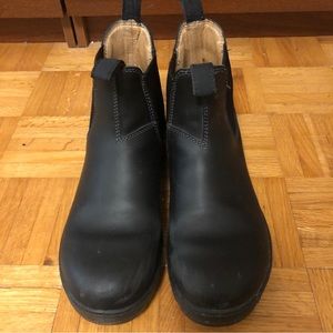 Aquatherm Black leather Chelsea Boot
